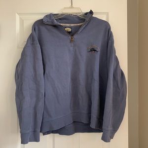 Tommy Bahama logo quarter zip.